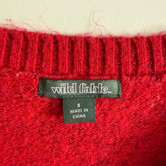 Valentine’s Day Cropped Sweater - Picture 2 of 2